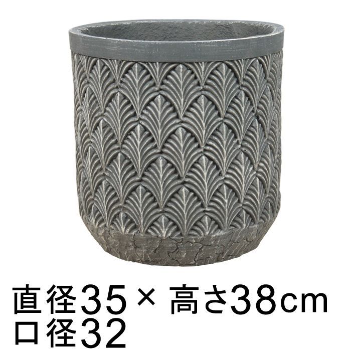 432】リメイク鉢☆デコパージュ鉢三河焼素焼き植木鉢4.5号鉢 底穴