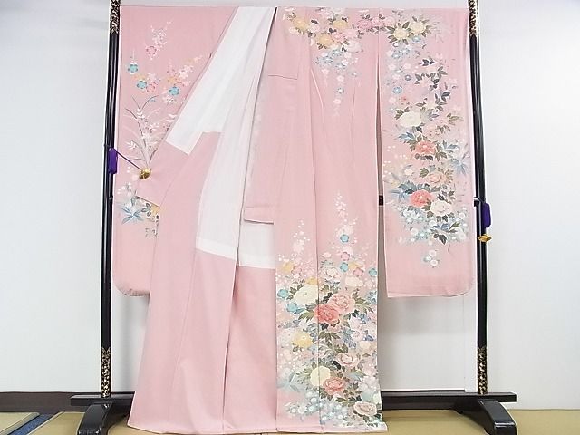 平和屋本店■極上　振袖　友禅　作家物　吉祥花文　逸品　DZAA1296kh4 平和屋本店□極上 振袖 友禅 作家物 吉祥花文 逸品 DZAA1296kh4 - メルカリ