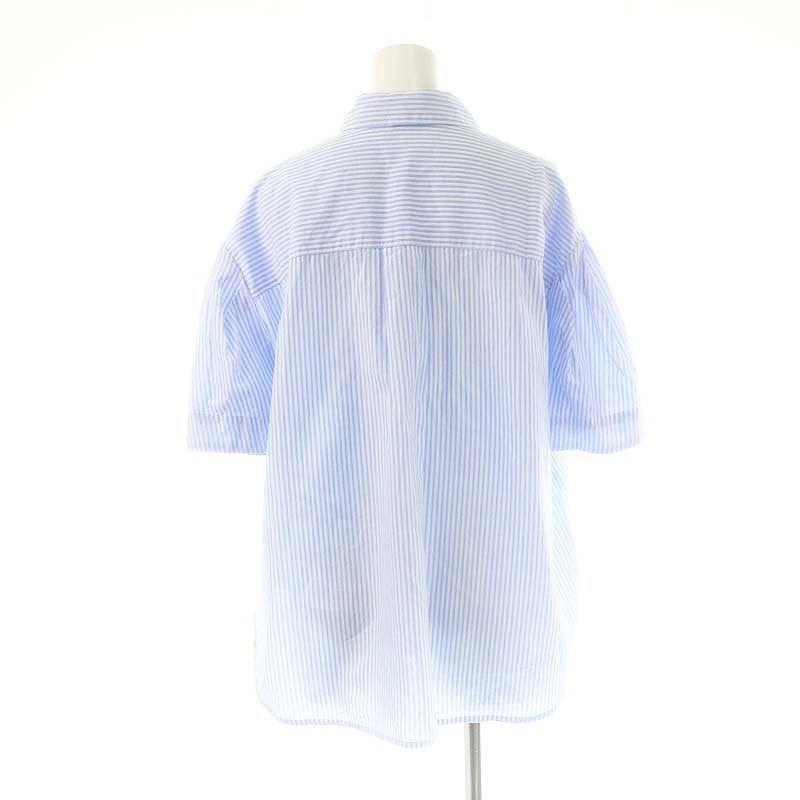 チェスティ Chesty 24SS ストライプ パールフラワーシャツ 半袖