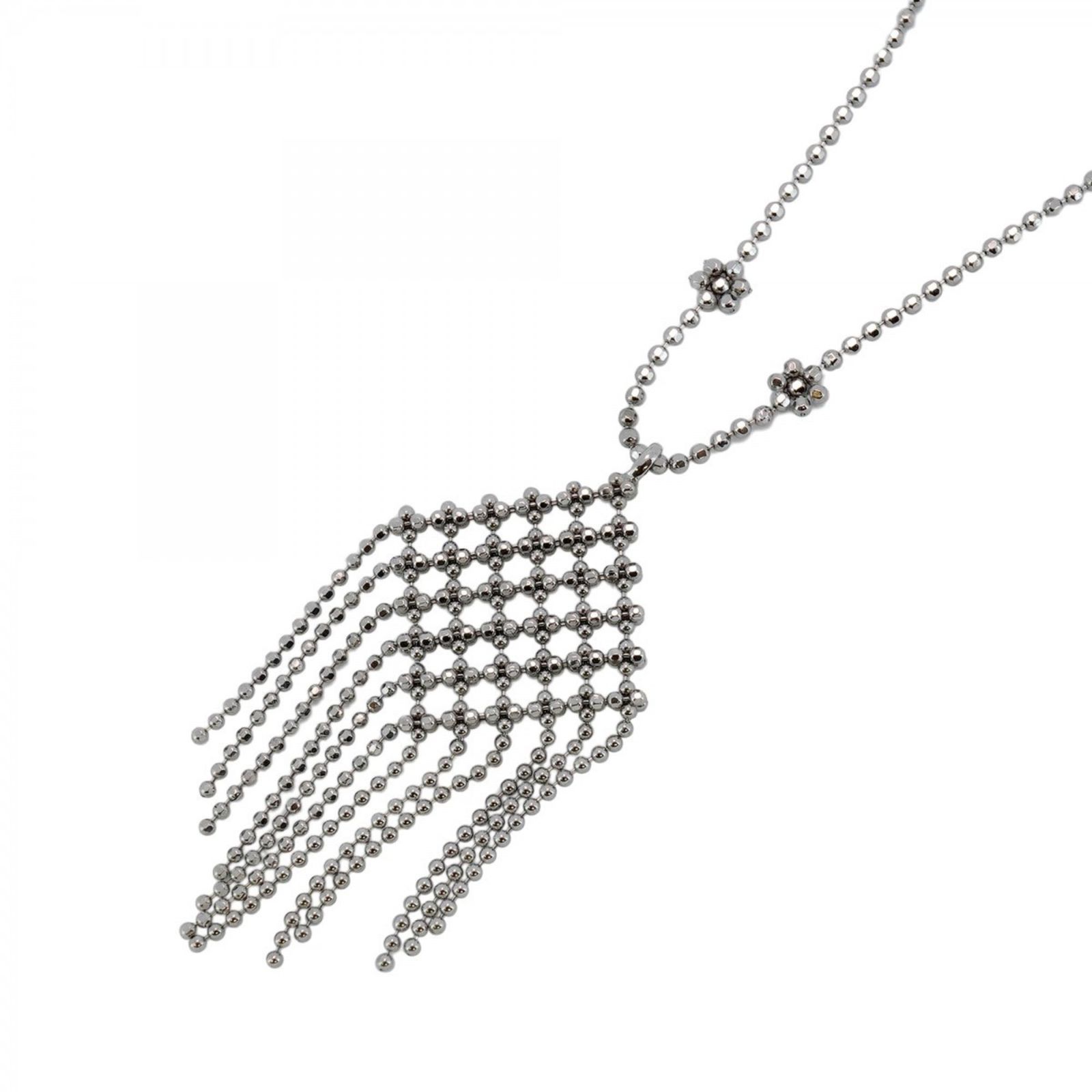 ティファニー Tiffany ティファニー ネックレス メッシュ 18KWG ホワイトゴールドレディース