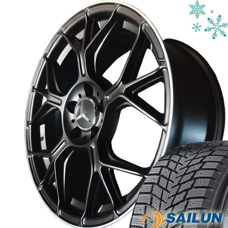 スタッドレス ベンツ ベンツ Cクラス (W204) Aクラス(W176) Bクラス(W246)サイレン ICE BLAZER WSTX 225/40R18 18インチ 新品 タイヤホイールセット １台分