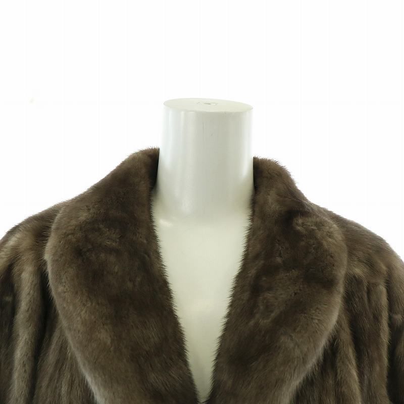 低価，定番人気 グレース GRACE ファーコート ミドル ミンク 毛皮 11
