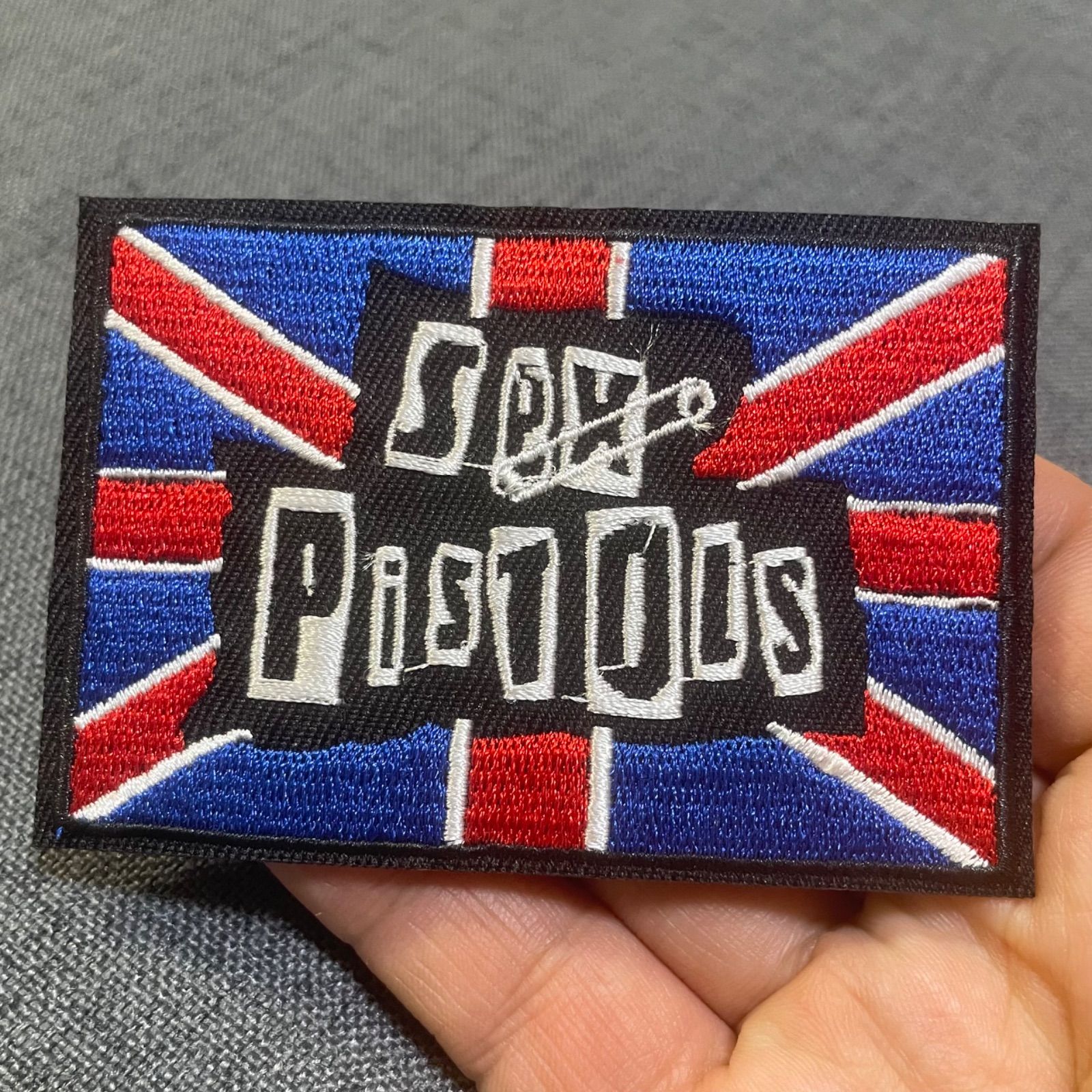 350 刺繍ワッペン セックス・ピストルズ アイロンプリント アップリケ