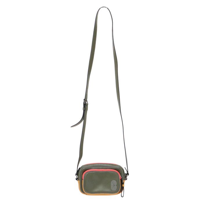 コーチ COACH ミニ エッジ ダブル ポーチ クロスボディ ウィズ コーチ  