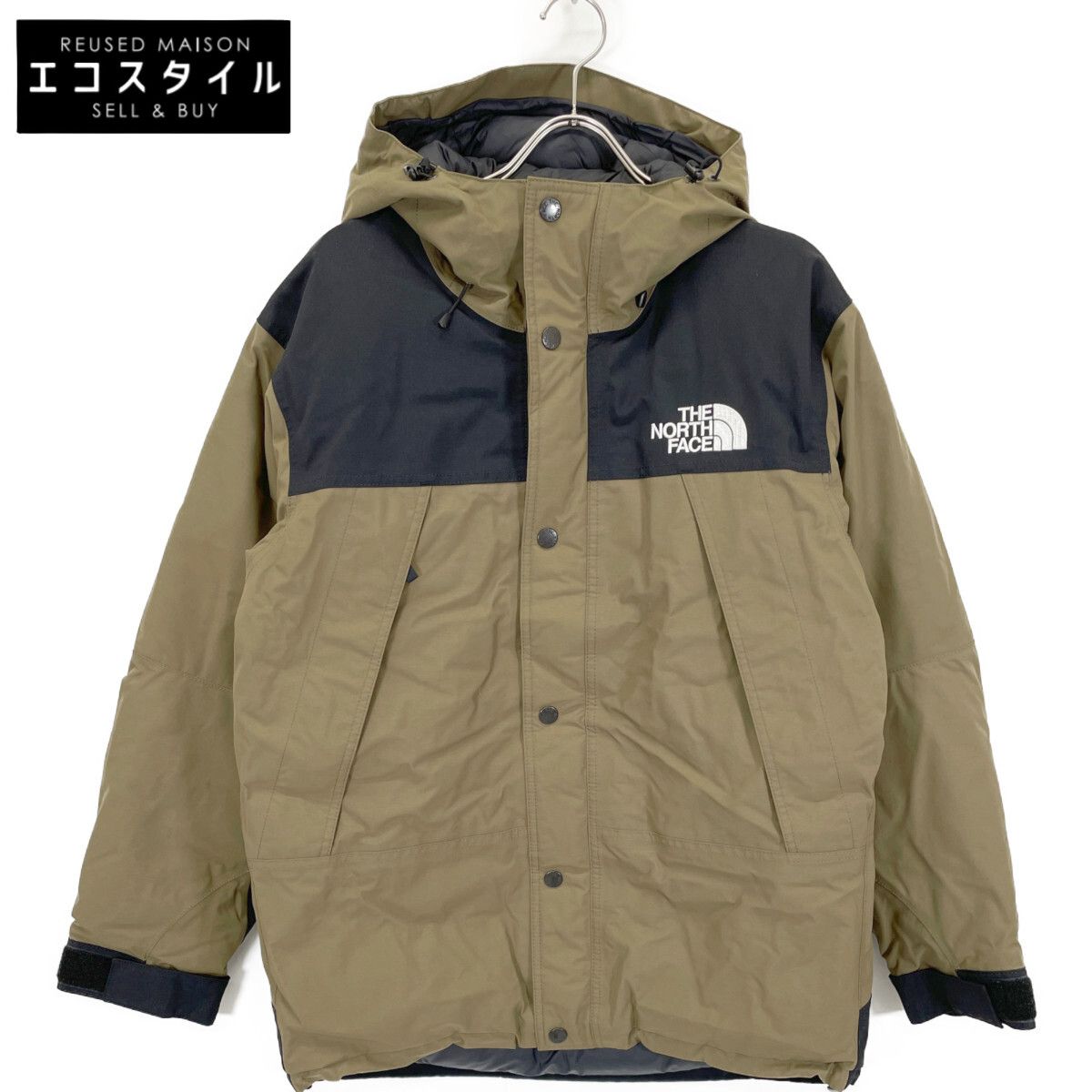 THE NORTH FACE ノースフェイス ND91837 ｶｰｷ ｺﾞｱﾃｯｸｽ ﾏｳﾝﾃﾝ ﾀﾞｳﾝｼﾞｬｹｯﾄ L