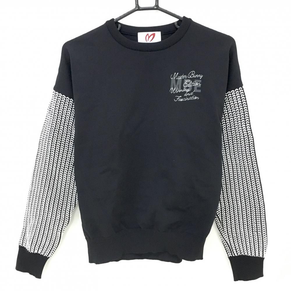 MASTER BUNNY EDITION セーター SALE価格【超美品】マスターバニー セーター 黒×白 袖総柄