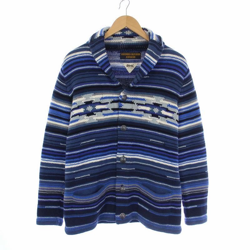 〈RRL〉ショールカラー カーディガン RRL(ダブルアールエル) ショールカラーニットカーディガン HAND