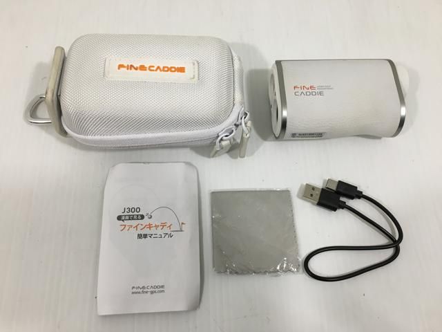 ゴルフ用 レーザー距離計 ファインキャディ J300 ホワイト 公式