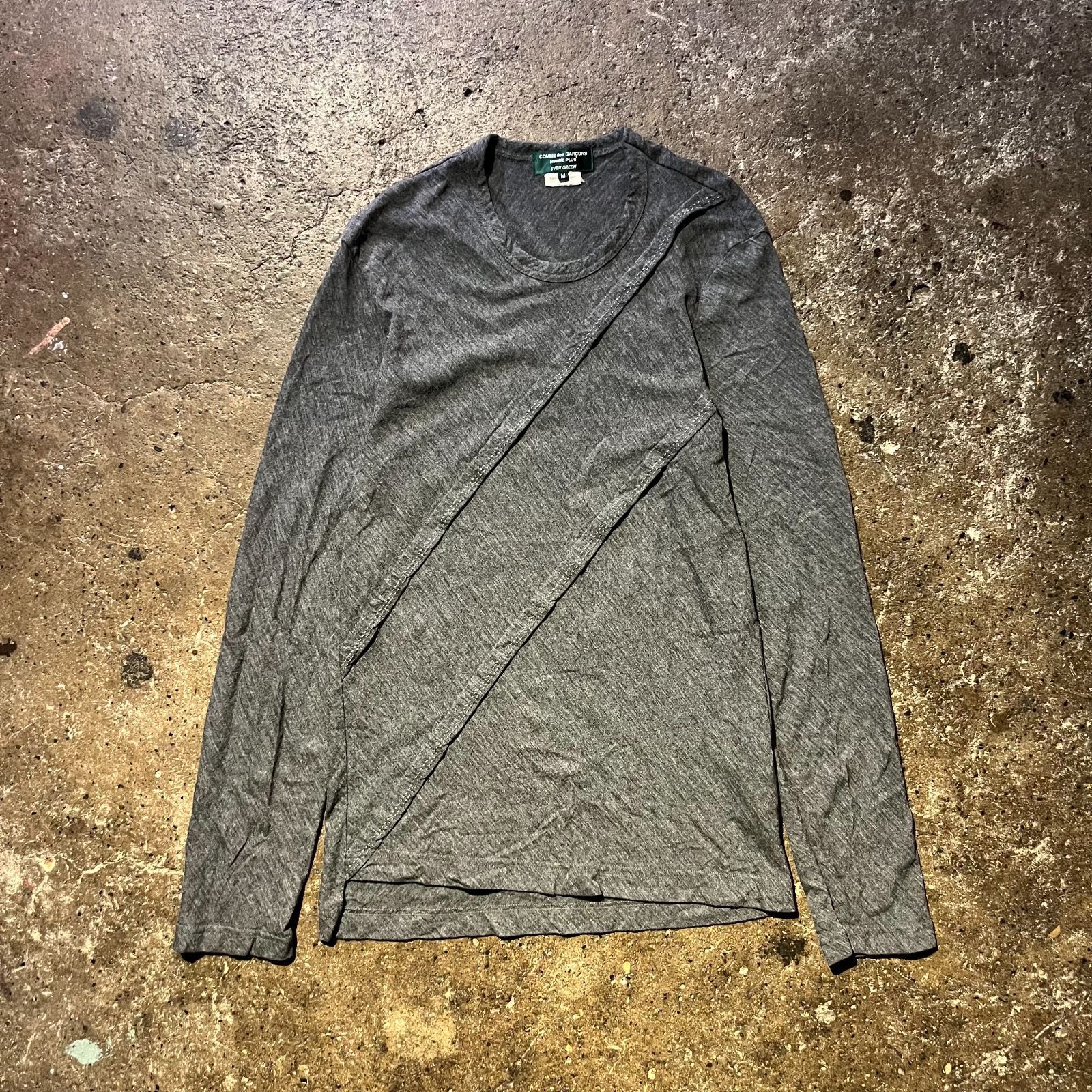 COMME des GARCONS HOMME PLUS EVER GREEN 06aw バイアスねじれニット 