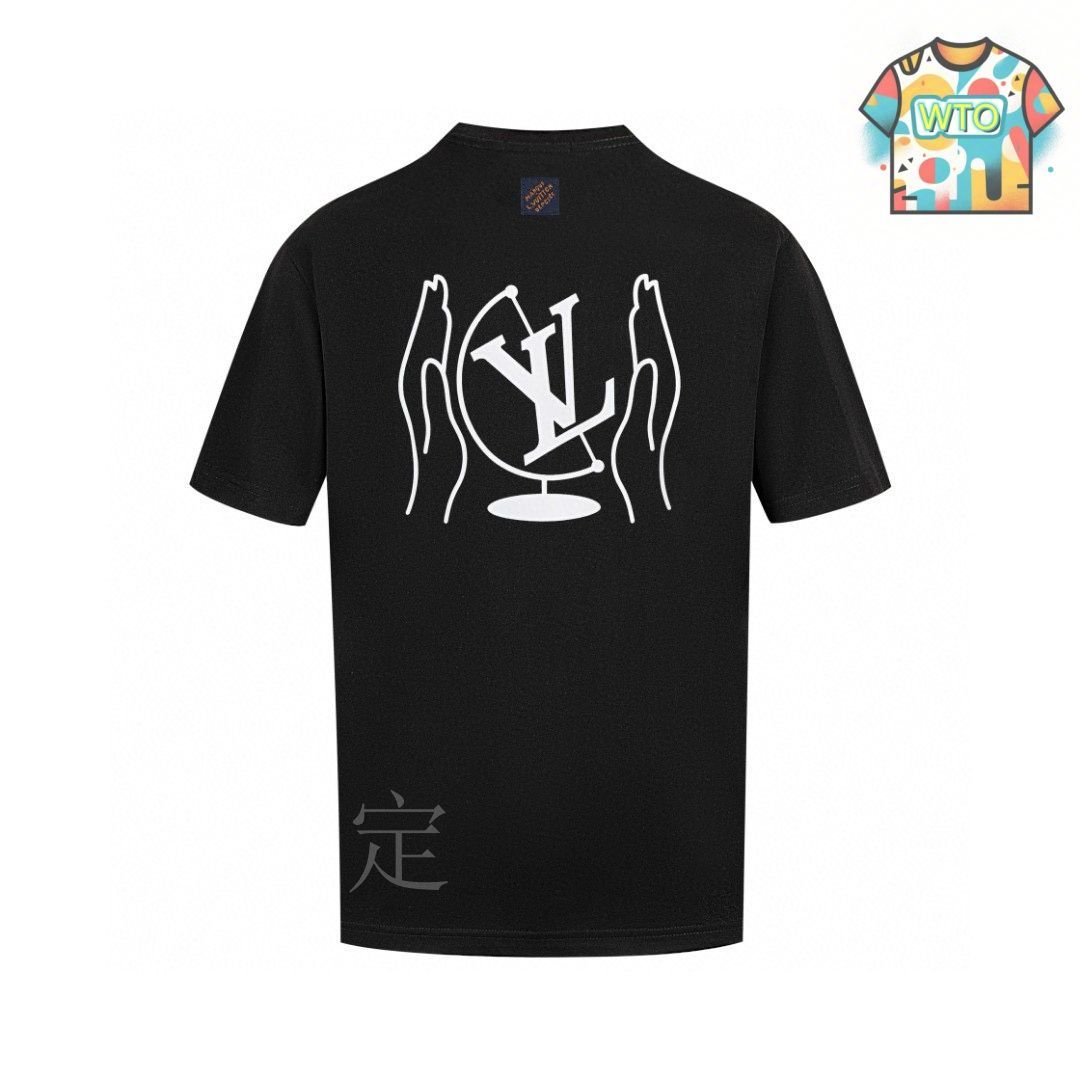 【リラックス♪】【LV】プリントTシャツ 今日特価】LOUIS VUITTON プリント刺繍 T シャツ-3 - メルカリ