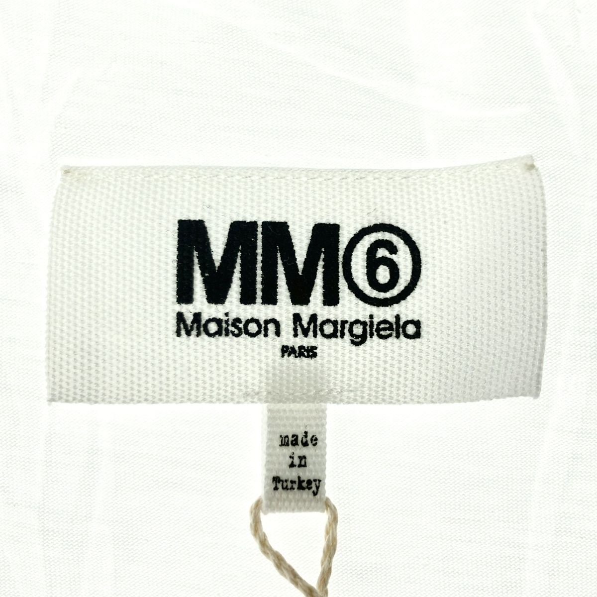 MM6 - MM6 エムエムシックス 22SS ロゴ刺繍パックTシャツ S52GC0189 ホワイト M MM6 - MM6 エムエムシックス 22SS ロゴ刺繍パックTシャツ