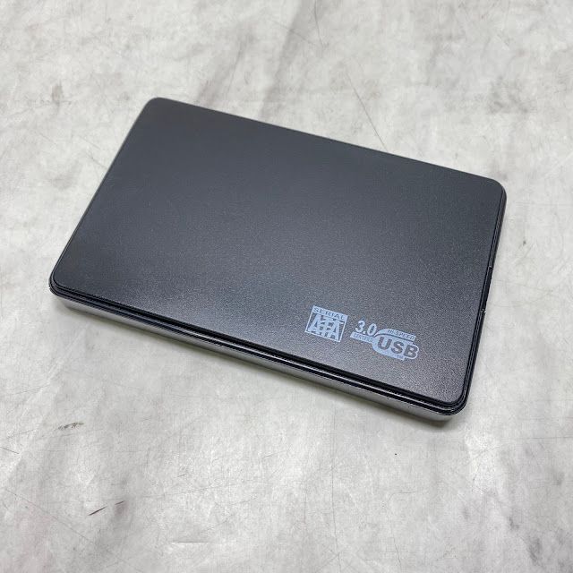 【美品】外付けHDD 465GB ブラック