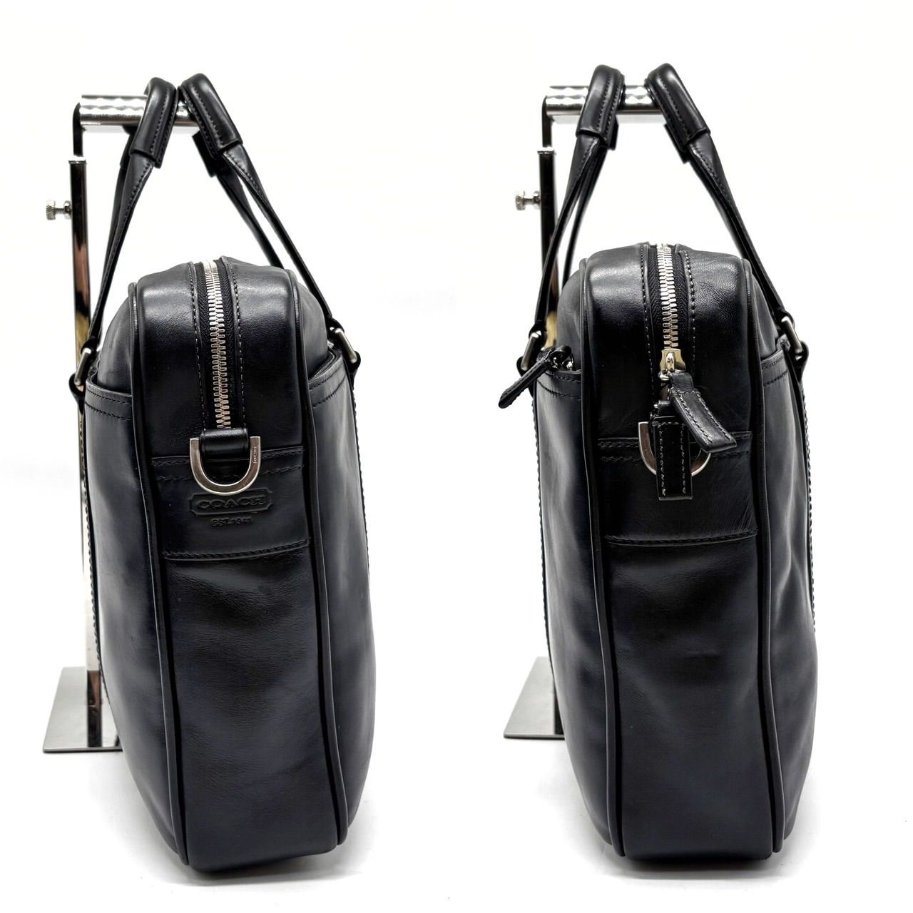 良品】 COACH コーチ 2way ビジネスバッグ ブリーフケース ショルダー 