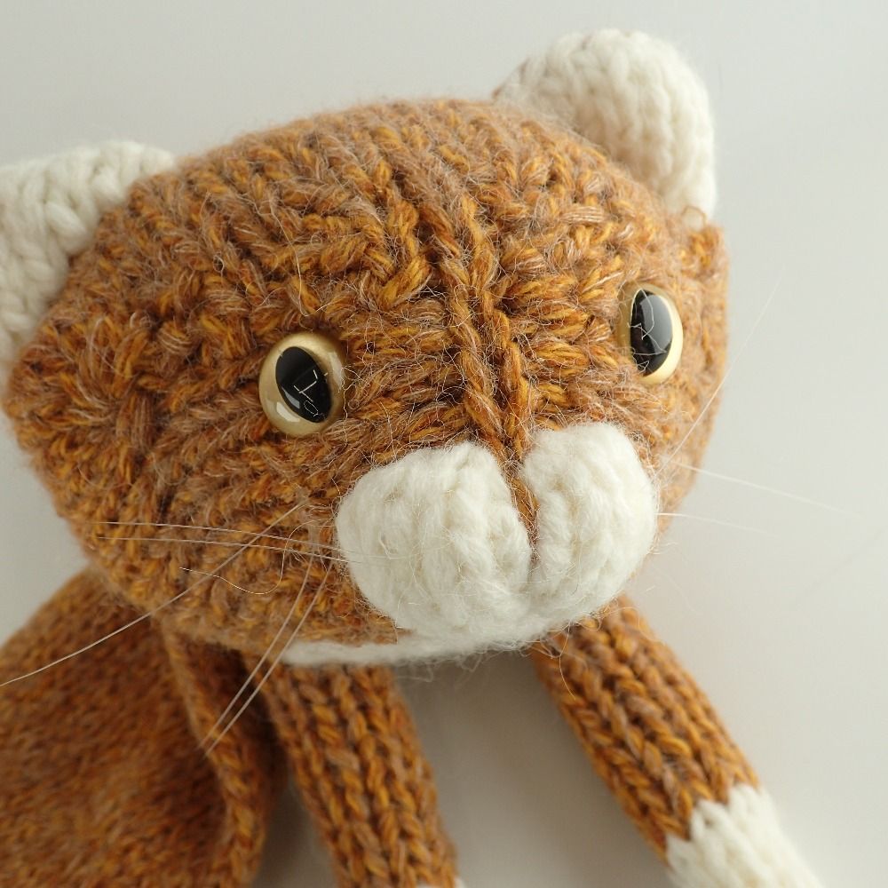 doublet STUFFED CAT HAND-KNITTING SCARF - 小物