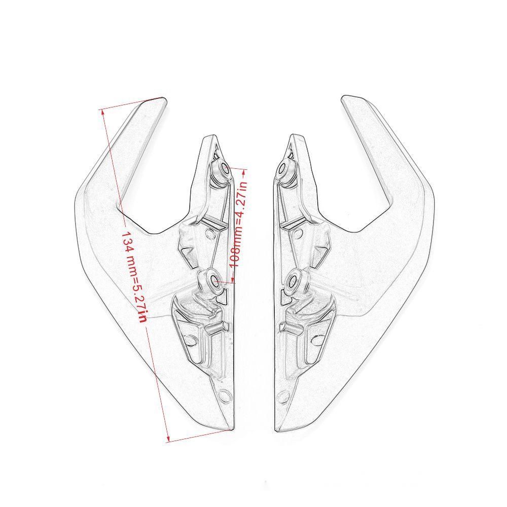KTM デューク 250 390 アルミ合金 後部シートリアスポイラー ハンドル BRIGHTFACE_UK