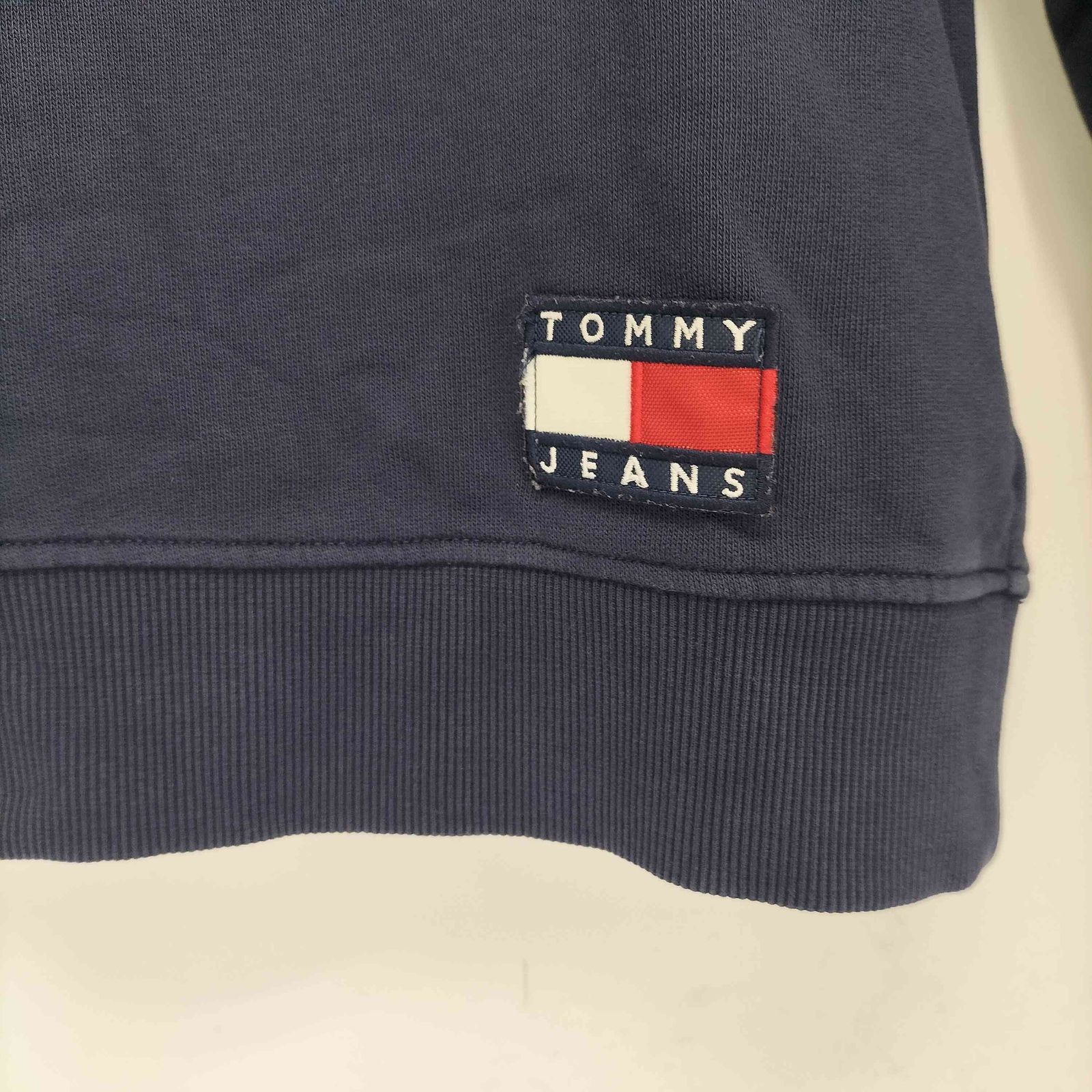 激レア】トミージーンズ☆刺繍ビッグロゴ　ネイビー　スウェット　メキシコ製 激レア】トミージーンズ☆刺繍ビッグロゴ ネイビー スウェット