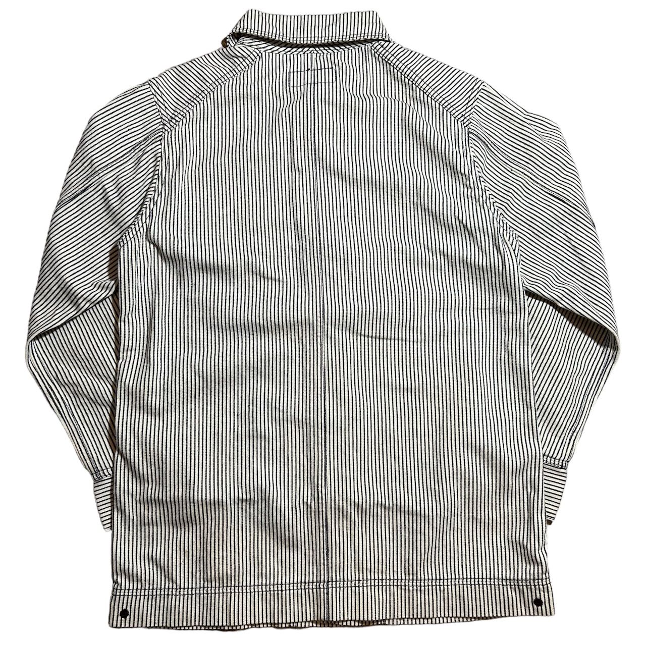 1940s US NAVY Hickory Stripe Shawl Collar jacket アメリカ 1940s US NAVY Hickory Stripe Shawl Collar jacket アメリカ