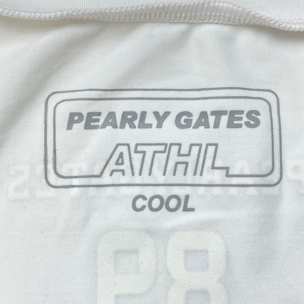 サイズ：0 PEARLY GATES パーリーゲイツ  長袖インナーTシャツ  ホワイト系 [240101430167] ゴルフウェア レディース ストスト サイズ：0 PEARLY GATES パーリーゲイツ 長袖インナーTシャツ