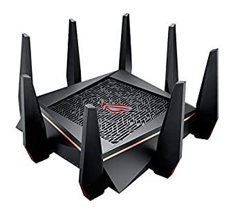  【中古-非常に良い】 ASUS WiFi 無線 ゲーミングルーター AC5300 11ac 2167+2167+1000Mbps トライバンド GT-AC5300 【最大24台 4LDK 3階建 PS4 対応】 無線LANルーター