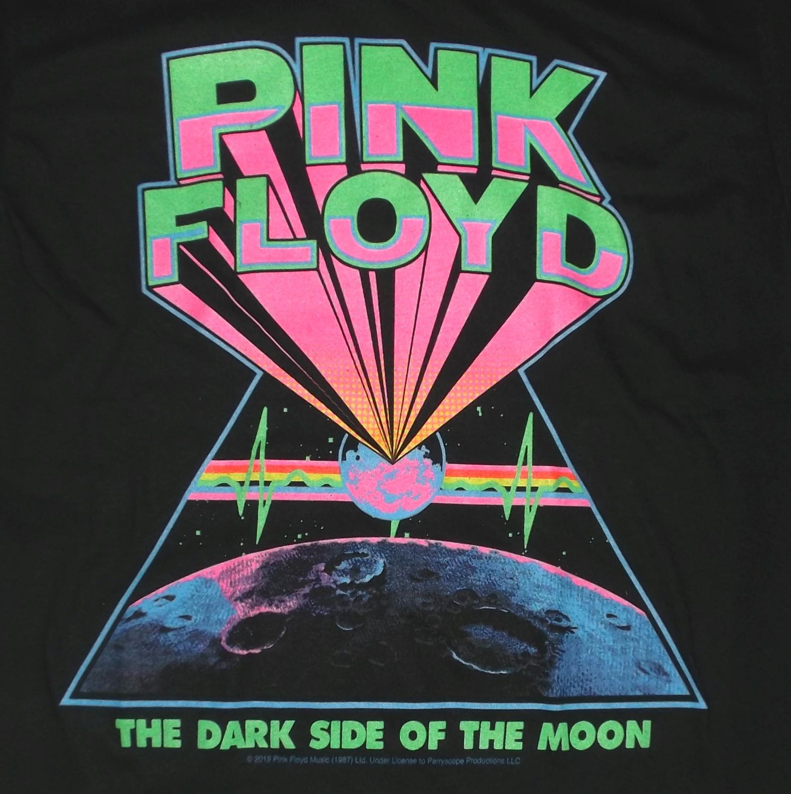 ピンク フロイド Tシャツ PINK FLOYD DARK SIDE BLACKLIGHT 正規