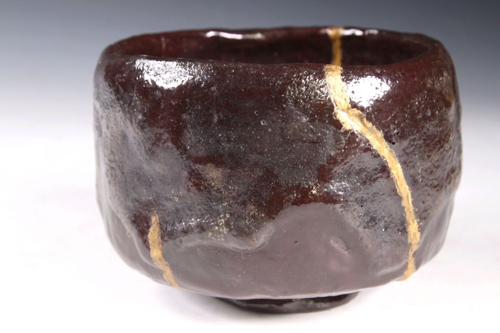 小川篁作 黒楽茶碗 11.5cm 共箱 茶道具 唐物 骨董 古美術 楾 Y85