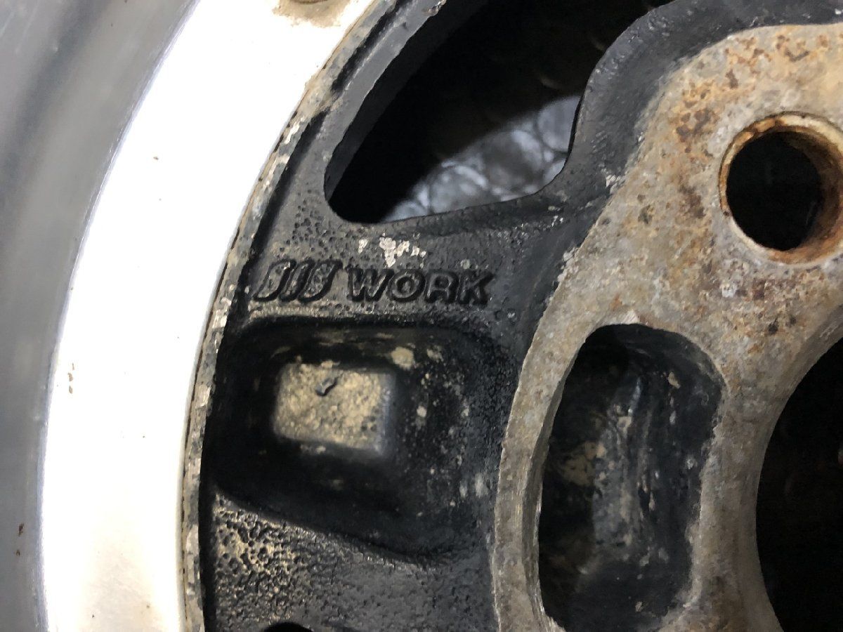 旧車ホイール WORK Equip ENKEI ワーク エクイップ エンケイ 13インチ 1本 7J4HPCD110約-4 希少 当時物　(VHT029)クレジットカード QRコード決済可能 旧車ホイール WORK Equip ENKEI ワーク エクイップ エンケイ 13インチ