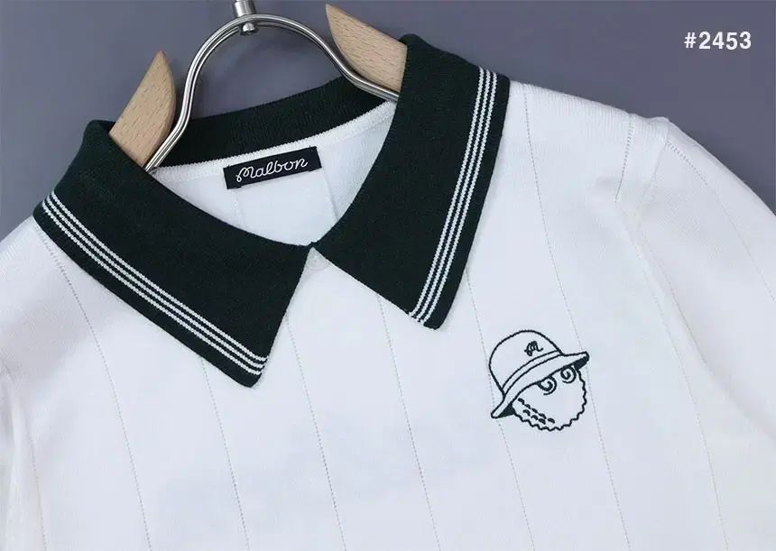 MALBON GOLF マルボンゴルフ ゴルフ ホワイト ニット