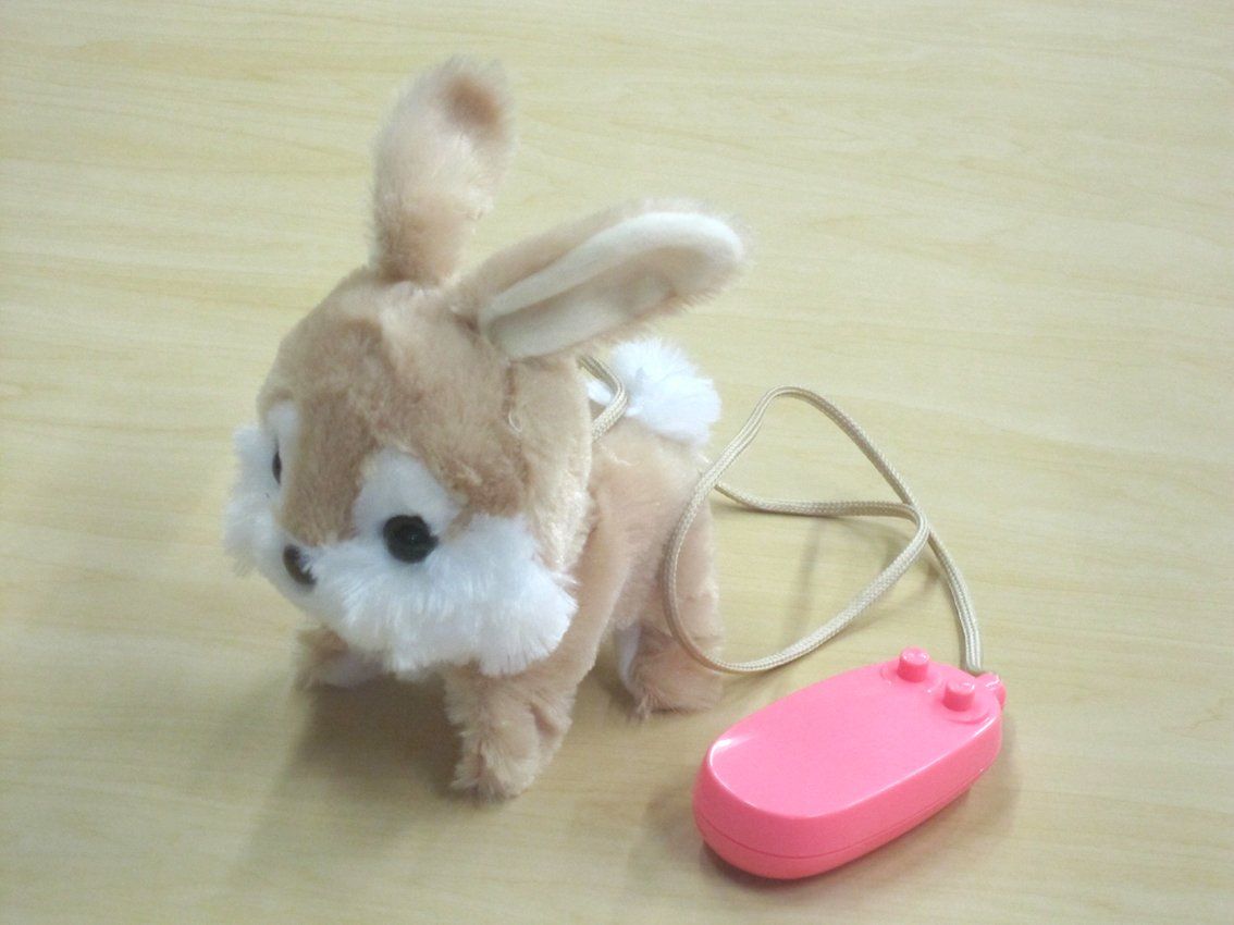 電池で動くぬいぐるみ