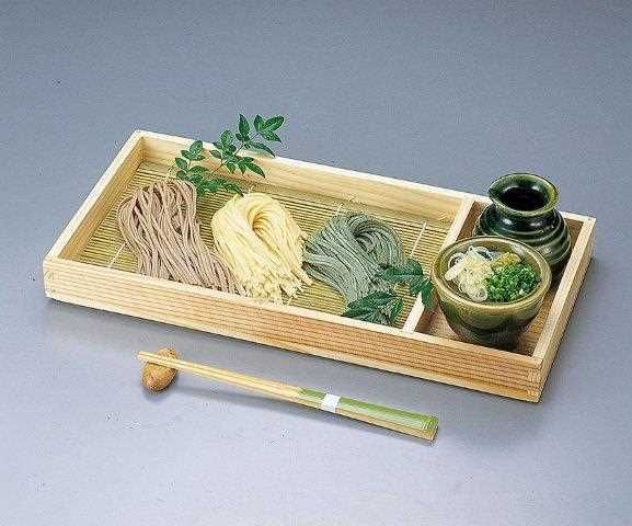 杉・板そば (竹スダレ付)