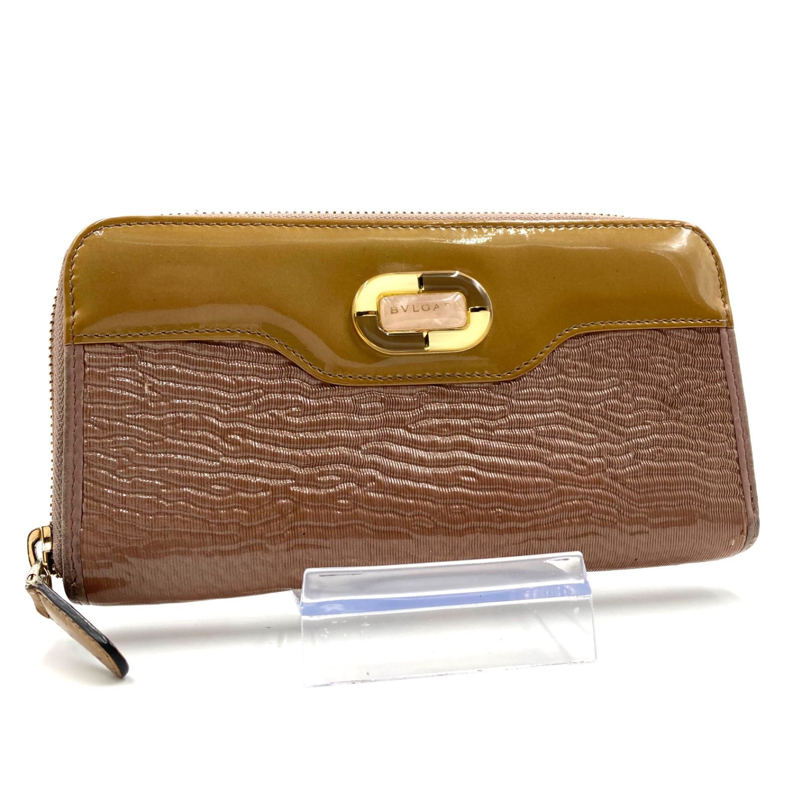 ブルガリ レッタレ ロゴマニア コスメティック 化粧 ポーチ キャンバス