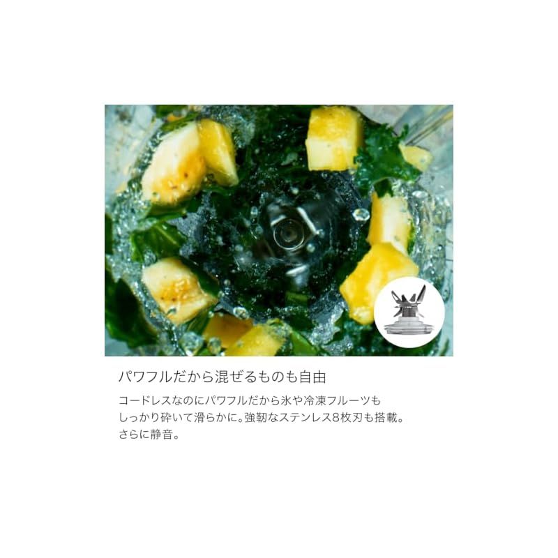 Ninja ニンジャ ミキサー コードレスミキサー Blast Max 3つのAuto-iQプログラム搭載 スムージー ジューサー ブレンダー 氷も砕ける 電動 充電式 BC251JIV アイボリークリーム HRDEVELOPMENT_JP