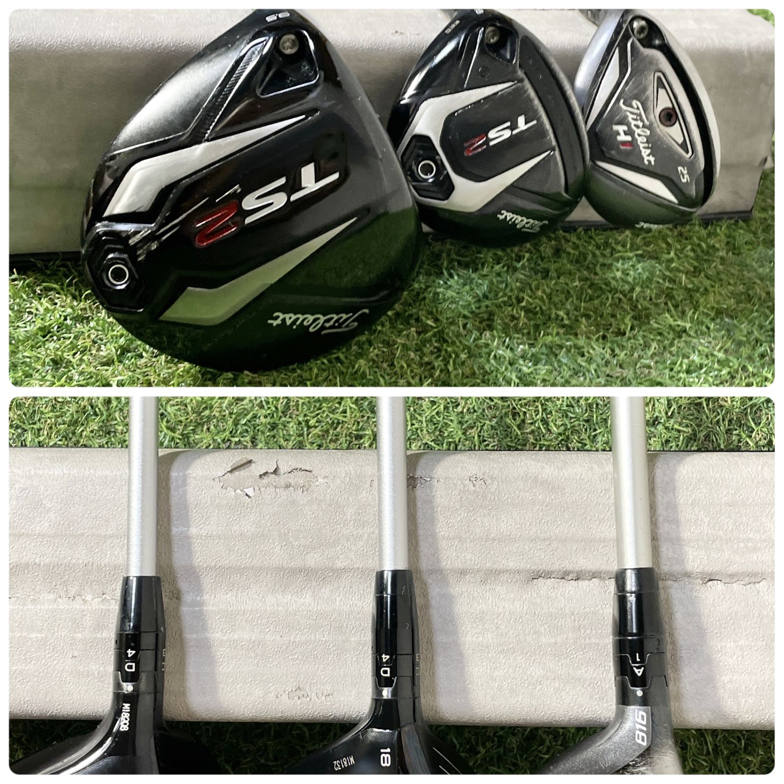 レフティ 左利き Titleist タイトリスト TS2 メンズ ゴルフセット 貴重レフティ】タイトリスト TS2 ゴルフクラブセット 11本 S メンズ 左