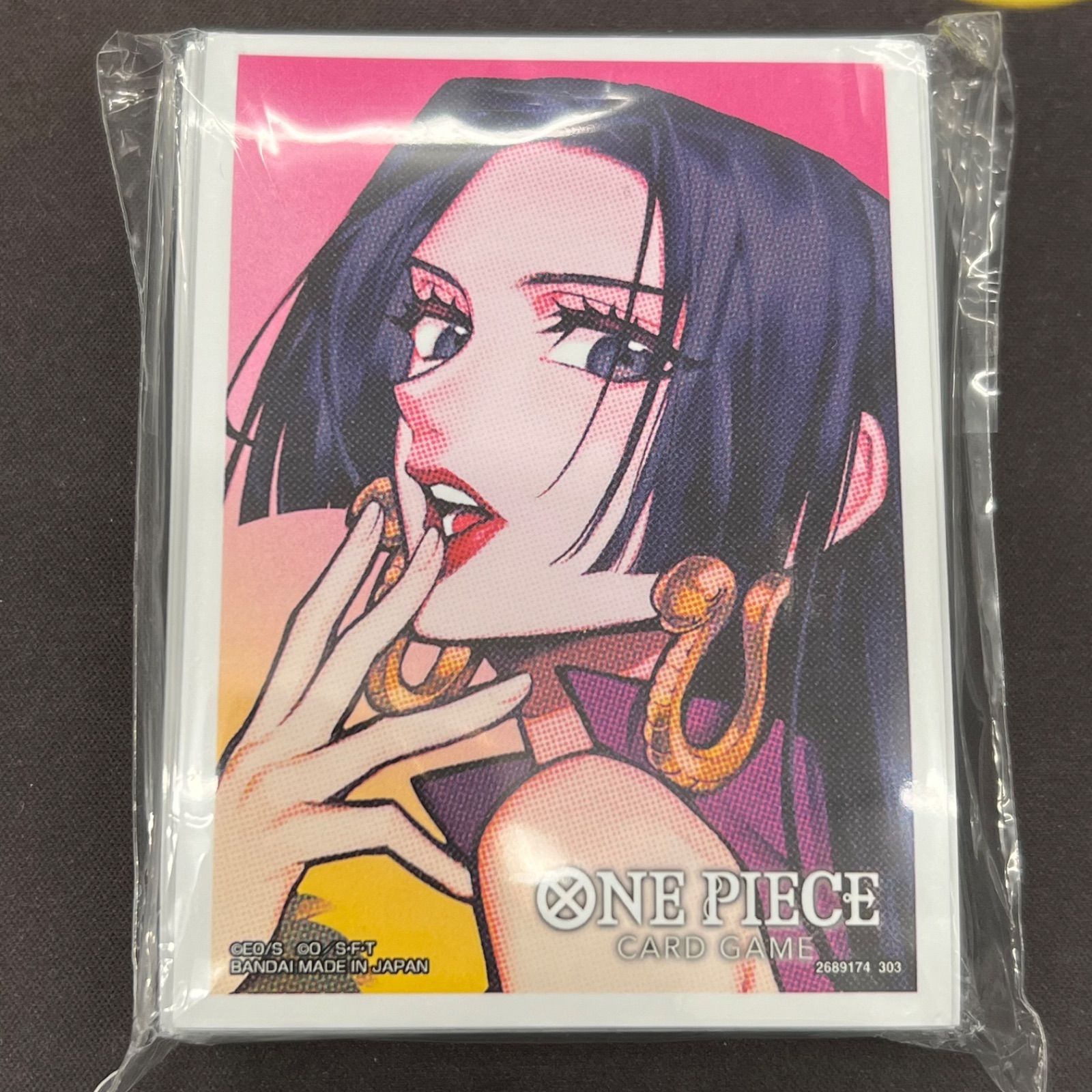 ワンピース リミテッドカードスリーブ ボア・ハンコック 未開封　4セット 未開封】ワンピースカードリミテッドカードスリーブ ボア