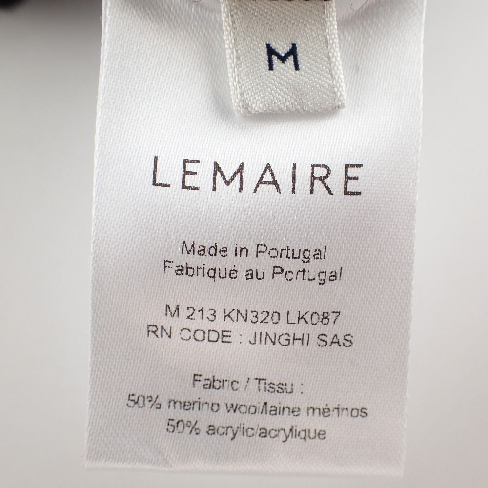 美品/ LEMAIRE ルメール 21年製 クルーネック ロングスリーブニット