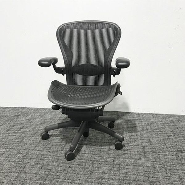 オフィスチェア アーロンチェア Bタイプ  HermanMiller ハーマンミラー ブラック 【IO-865636B】