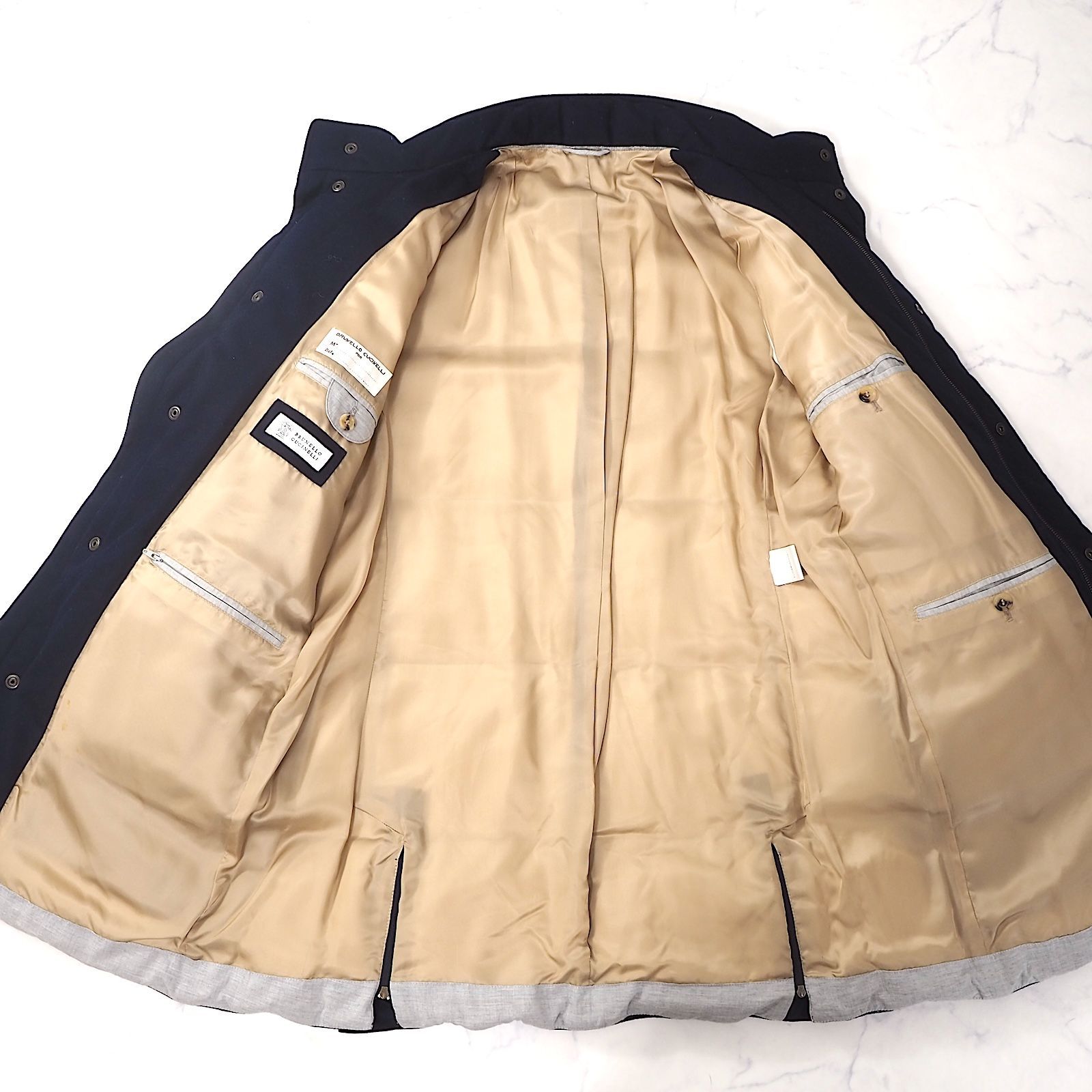 美品 ブルネロクチネリ Brunello Cucinelli ダウンコート ウール