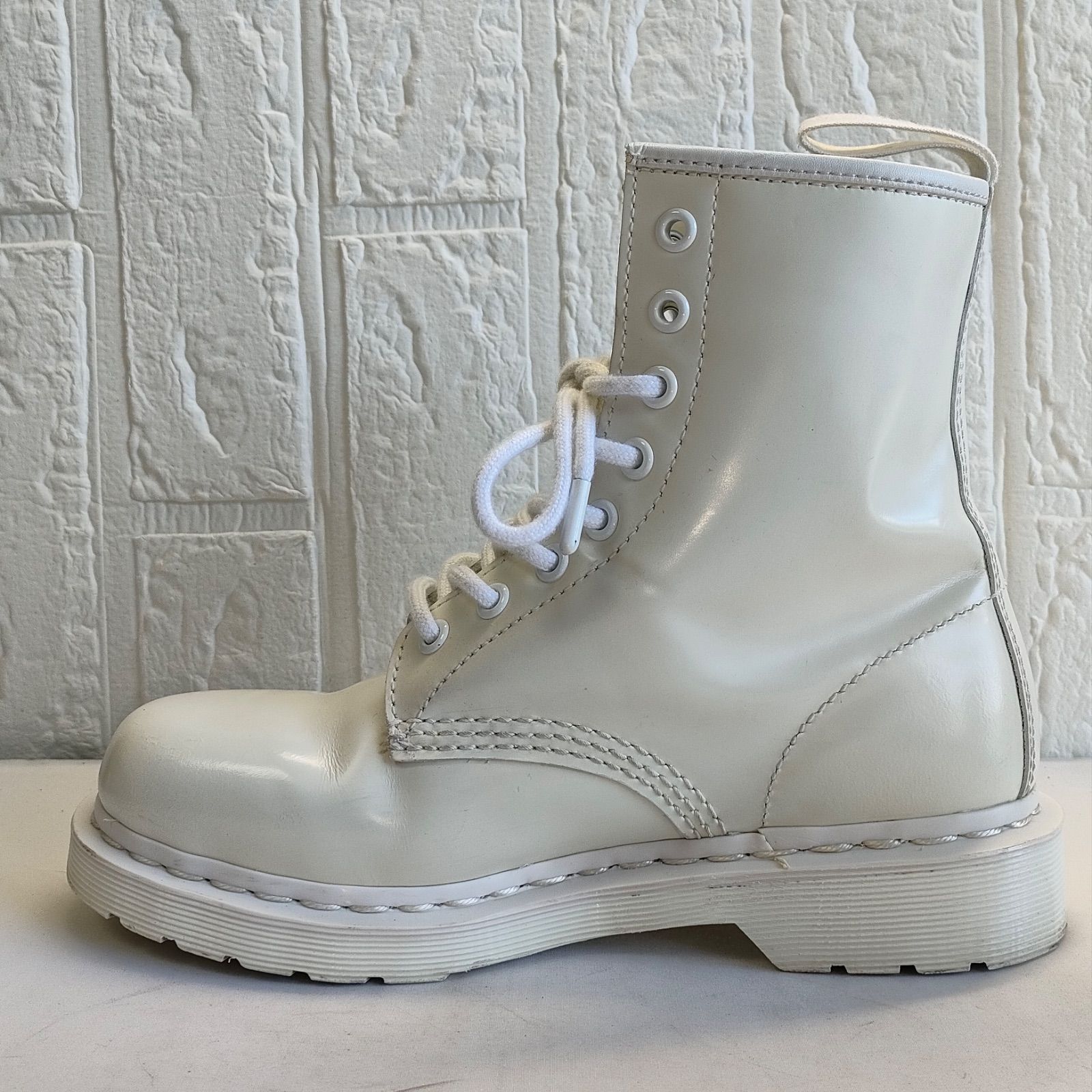Dr. Martens|ドクターマーチン|ブーツ|8ホールブーツ|レースアップブーツ|ホワイト|23cm