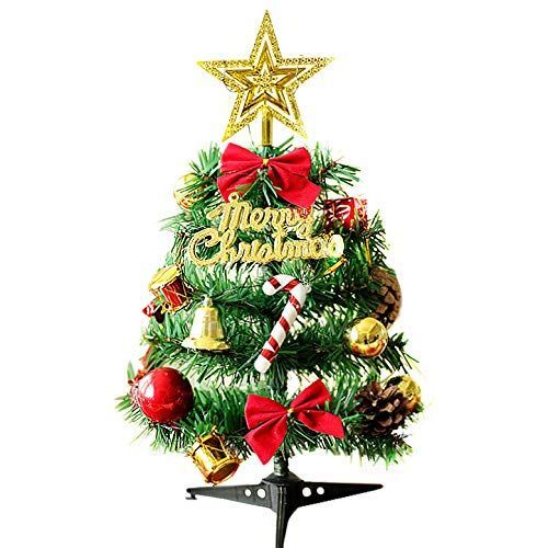 電飾付き クリスマスグッズ 飾り クリスマス インテリア かわいい 用品 LEDライト付き 組立式 ツリー クリスマスプレゼント ミニ (30CM 卓上 暖かい) クリスマスツリー