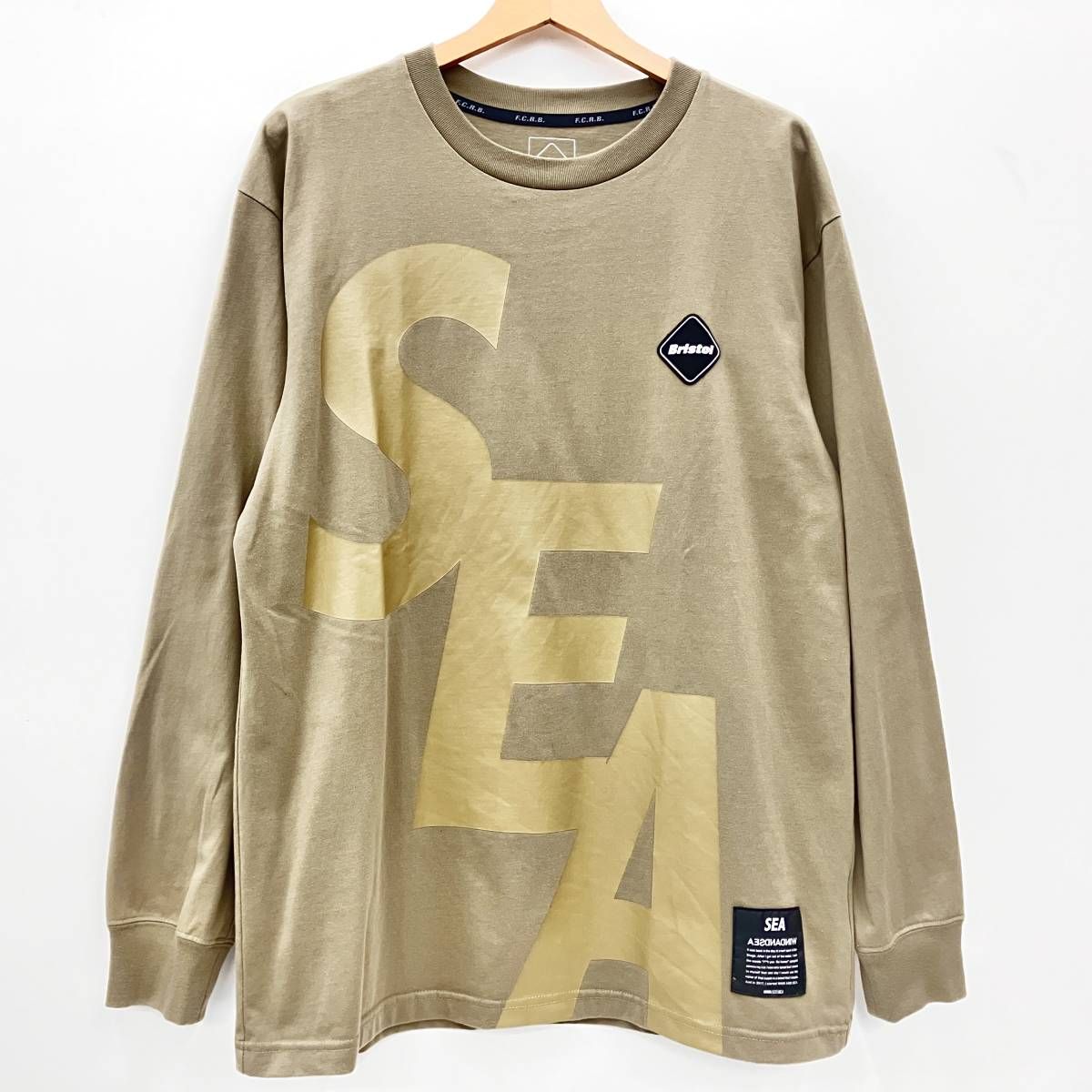 F.C.Real Bristol エフシーレアルブリストル × WIND AND SEA ウィンダンシー コラボ Tシャツ 長袖 熊谷隆志 FCRB-220154  サイズL - メルカリ