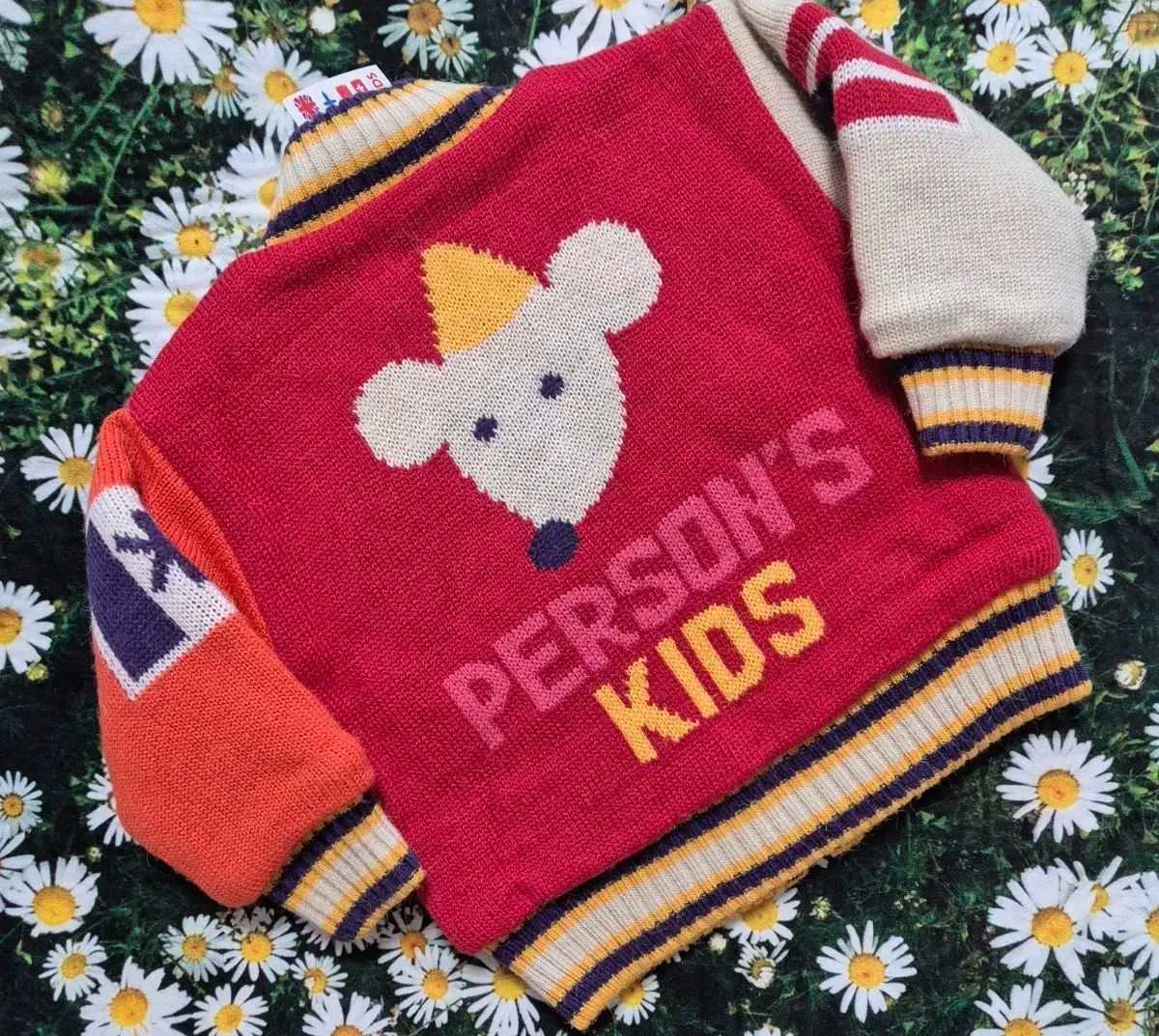 PERSON S KIDS かわいい ニット ジャケット キッズ 90