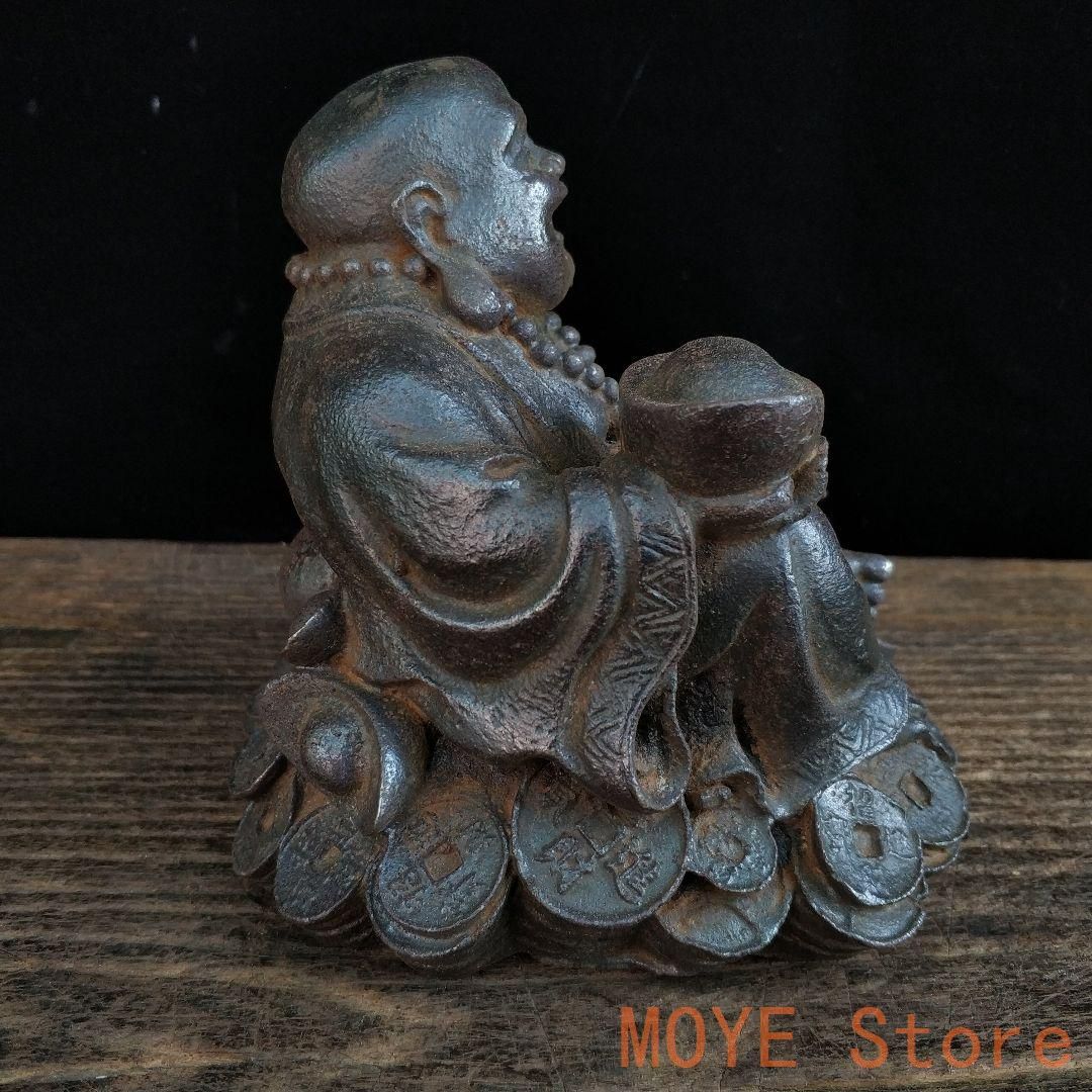 弥勒仏 仏像 鉄器 開運 風水 重厚 極細工 装飾品 工芸品 美術品 置物 弥勒仏像 鉄器 開運 風水 重厚 極細工 装飾品 工芸品 置物 仏教美術