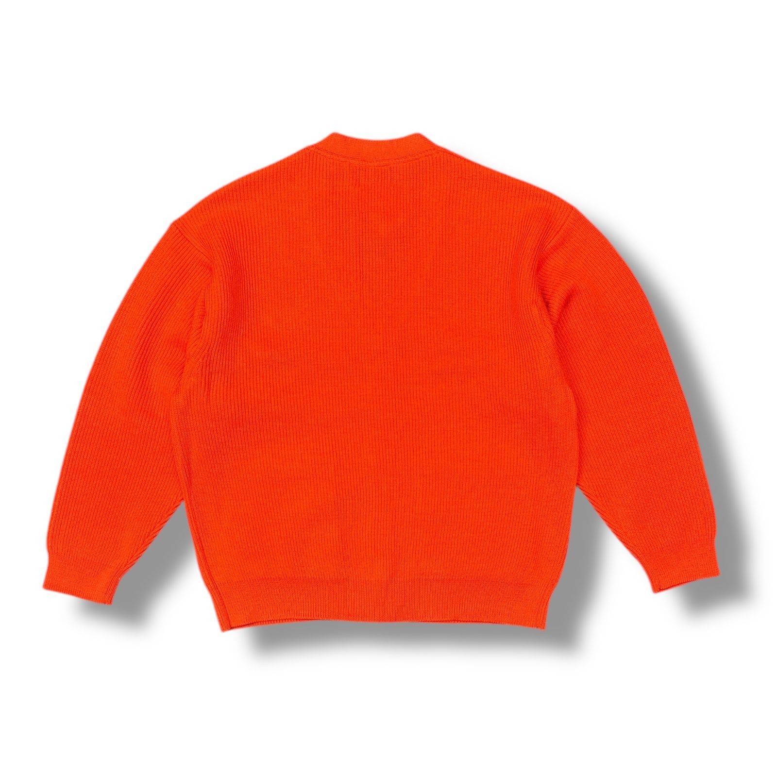 参考上代30800円 未使用品 EVCON WOOL LOW GAGE CARDIGAN ウール 