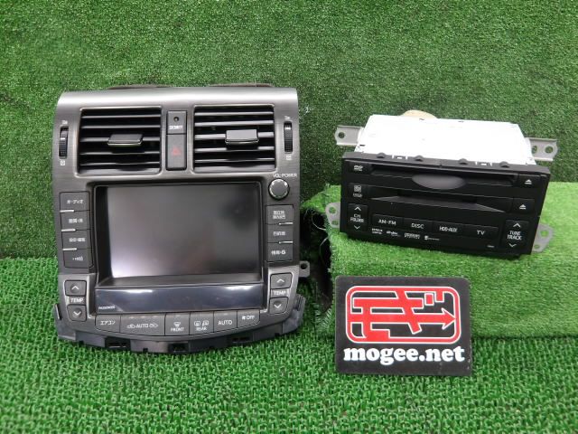 4FQ9543 AYD トヨタ クラウン GWS204 前期型 ハイブリッド HDDマルチナビモニター ユニット 86120-30J31 86111-30720 地図2019年