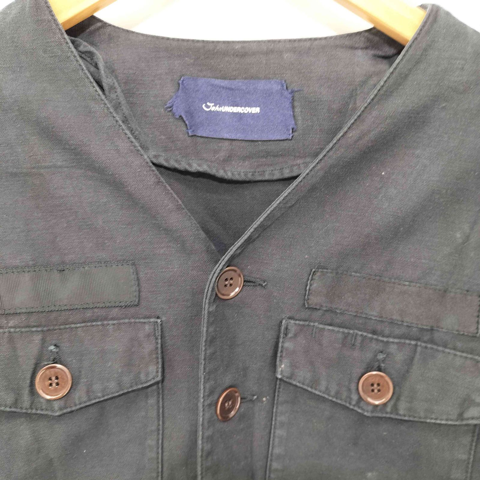ジョンアンダーカバー John UNDERCOVER 16AW ドッキング ロング シャツ 