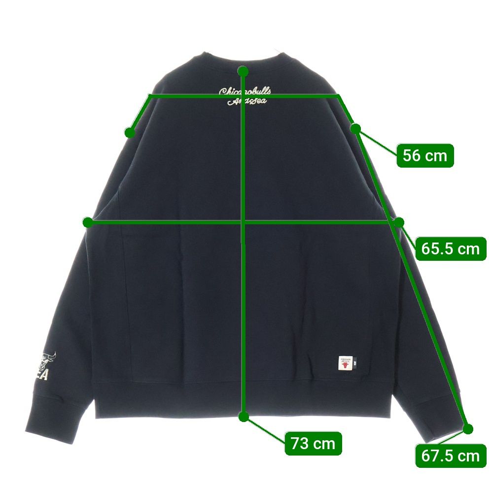 WIND AND SEA (ウィンダンシー) ×NBA CHICAGO BULLS CREW NECK