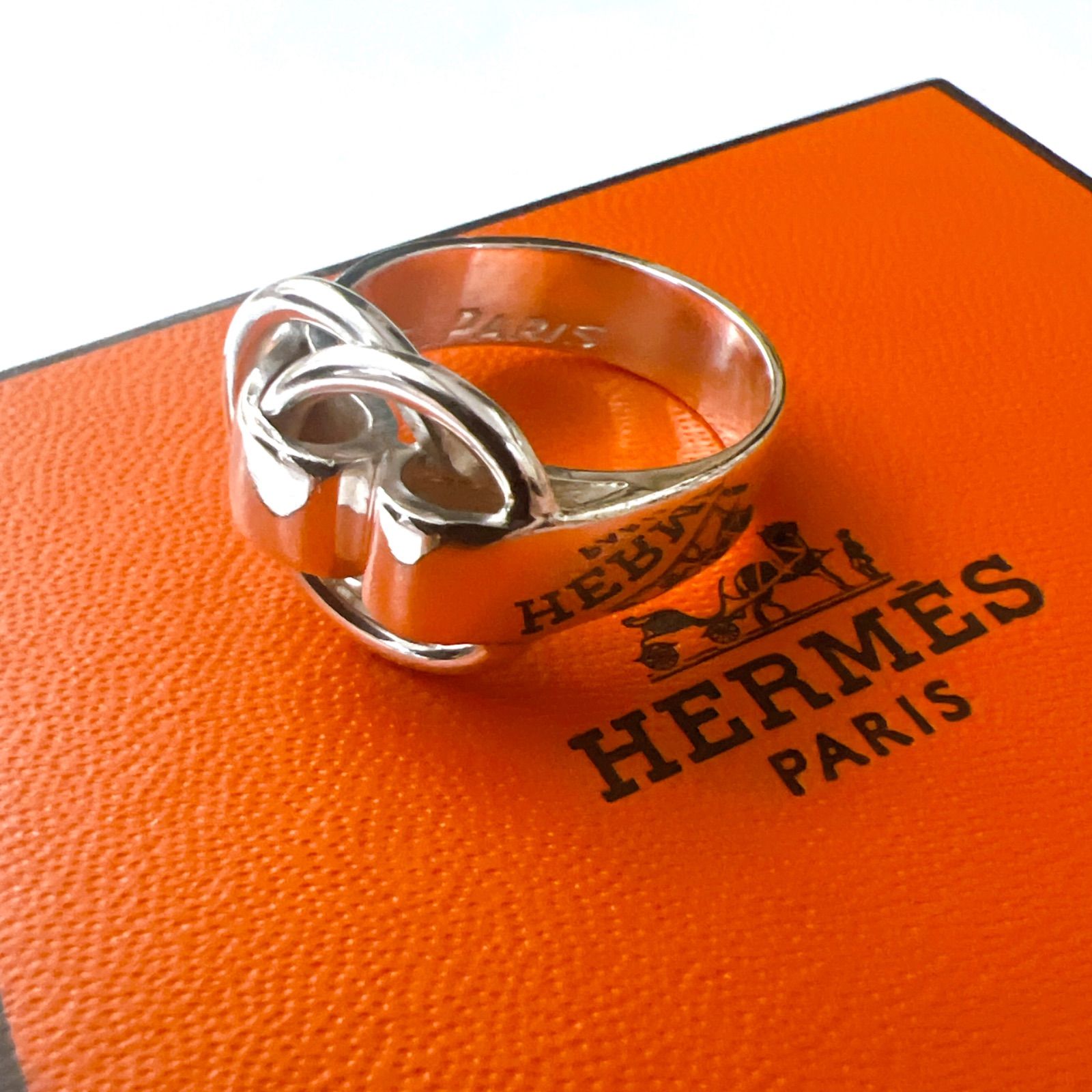美品✨HERMES エルメスリング ドゥザノー シルバー925 指輪53 13号