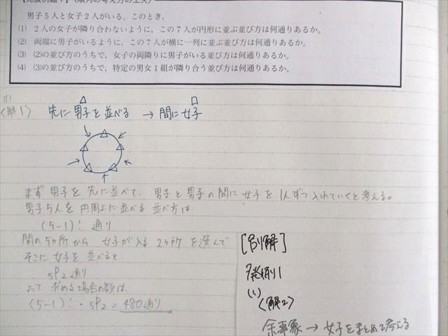 UW01-062 鉄緑会 数学発展講座I・II/問題集 第1/2部 テキスト通年