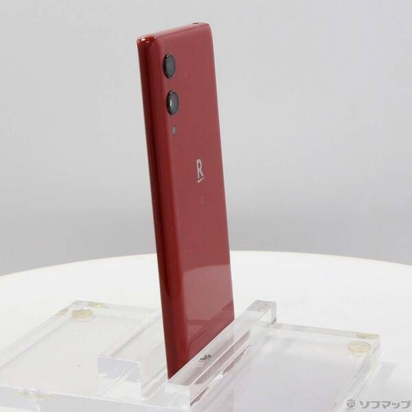 中古品〕 Rakuten Hand 64GB クリムゾンレッド P710 楽天 SIM
