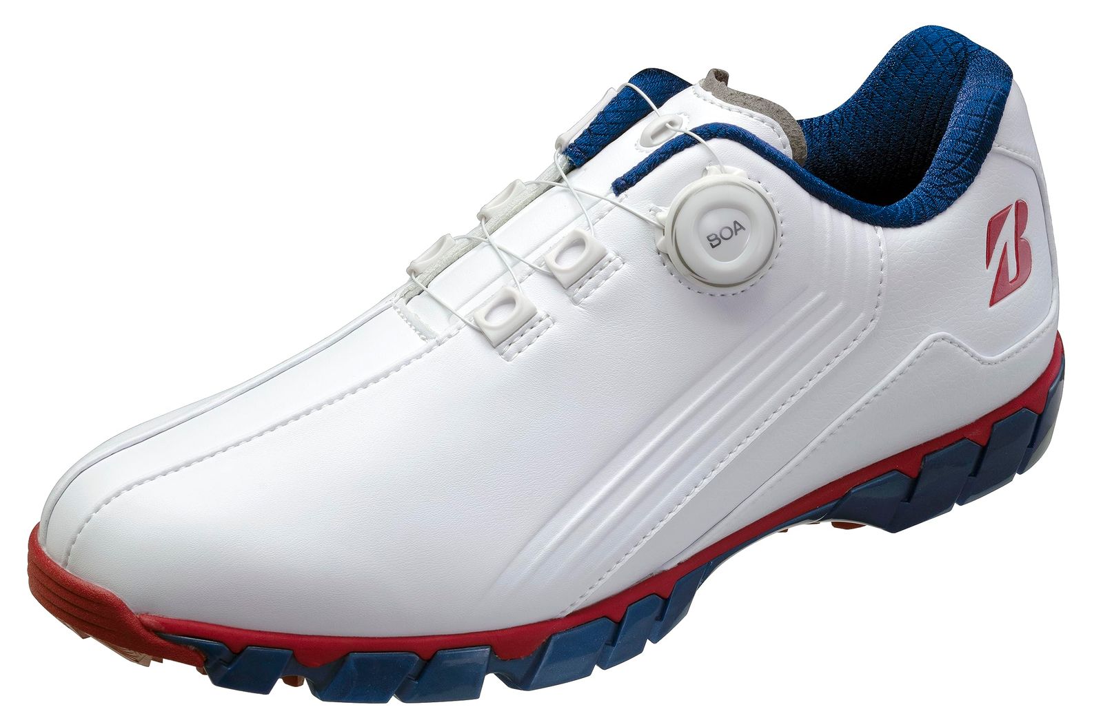 BRIDGESTONE GOLF ブリヂストンゴルフ ゴルフシューズゼロ スパイク バイター ワイド SHG380 メンズ トリコロール 24.5 cm 4E トリコロール 24.5 cm 4E