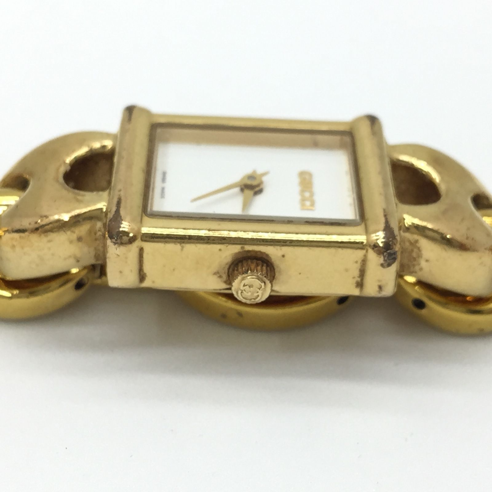 GUCCI 1800L 腕時計 ゴールド クォーツ 稼働品 箱 MU07044